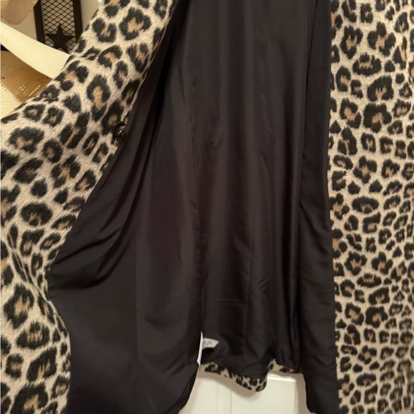 Ann Taylor leopard print pea coat - Picture 4 of 4